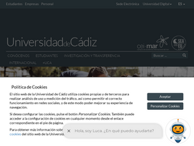 'uca.es' screenshot