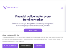'wagestream.com' screenshot