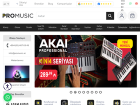 'promusic.az' screenshot