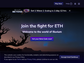 'illuvium.io' screenshot