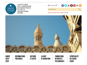 'sacre-coeur-montmartre.com' screenshot