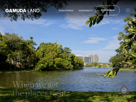 'gamudaland.com.my' screenshot