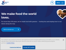 'generalmills.com' screenshot