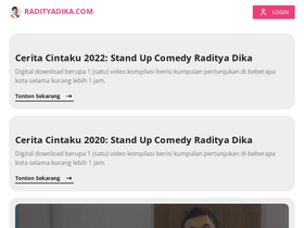 'radityadika.com' screenshot