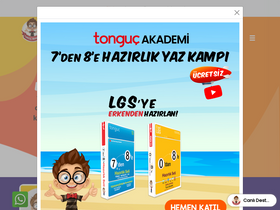 'tongucakademi.com' screenshot
