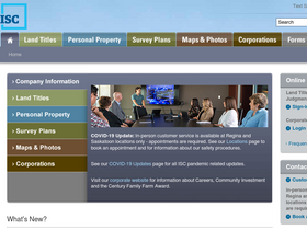 'isc.ca' screenshot