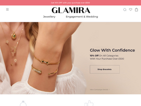 'glamira.co.uk' screenshot