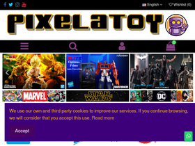 'pixelatoy.com' screenshot