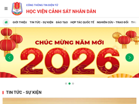 'hvcsnd.edu.vn' screenshot