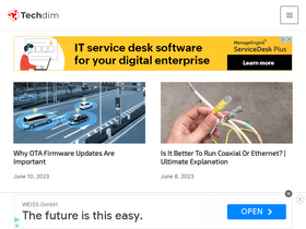 'techdim.com' screenshot
