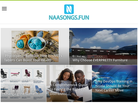 'naasongs.fun' screenshot