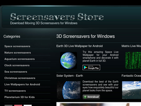 'screensavers-store.com' screenshot