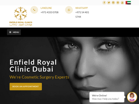 'royalclinicdubai.com' screenshot