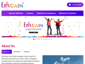 'ebixcash.com' screenshot