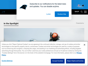 'panthers.com' screenshot