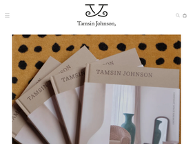 tamsinjohnson.com homepage screenshot