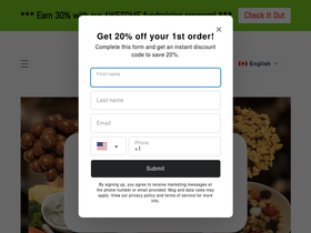 Phil's Fudge Factory homepage screenshot