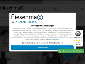 'fliesenmax.de' screenshot
