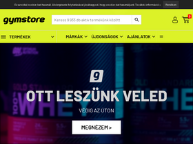'gymstore.hu' screenshot