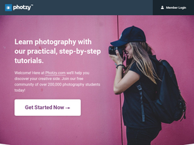 'photzy.com' screenshot