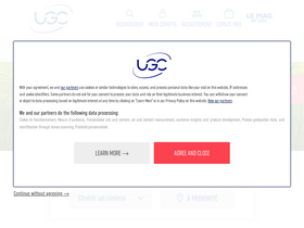 'ugc.fr' screenshot