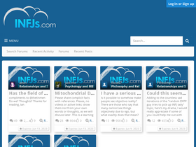 'infjs.com' screenshot