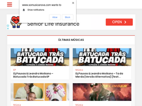 'somusicanova.com' screenshot