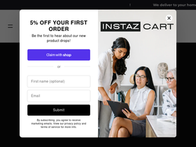 instazcart.com homepage screenshot