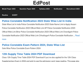 'edpost.in' screenshot