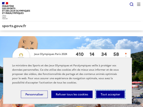 'sports.gouv.fr' screenshot