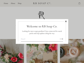 rbsoapco.com homepage screenshot