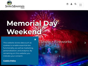 'stonemountainpark.com' screenshot