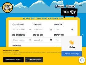 'kukucampers.is' screenshot