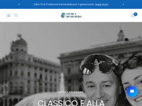 Ottica Sparviero homepage screenshot