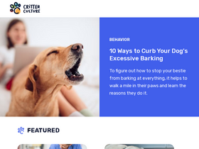 'critterculture.com' screenshot