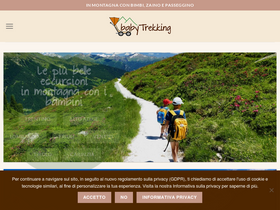 'babytrekking.it' screenshot