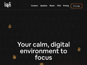 'lofi.co' screenshot