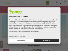 'vamos-schuhe.de' screenshot