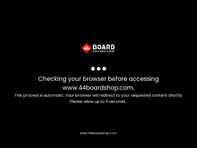 '44boardshop.com' screenshot