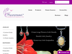 fleurenasci.com homepage screenshot