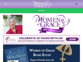 'womenofgrace.com' screenshot