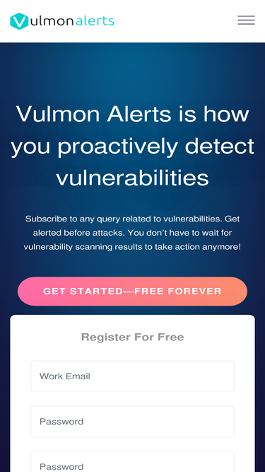 alerts.vulmon.com
