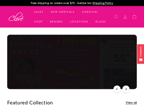 'clorebeauty.com' screenshot