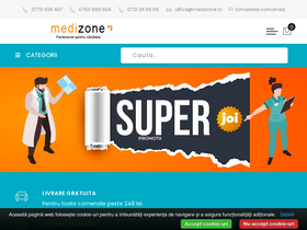 medizone.ro homepage screenshot