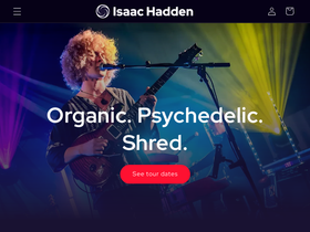 isaachadden.com homepage screenshot