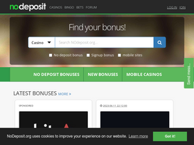 'nodeposit.org' screenshot