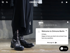 'orimono.eu' screenshot