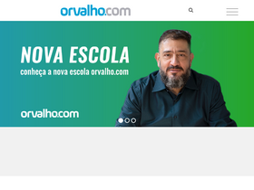 'orvalho.com' screenshot