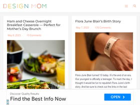 'designmom.com' screenshot