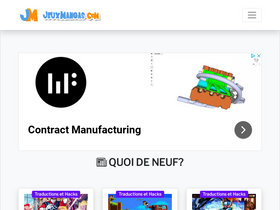 'jeuxmangas.com' screenshot